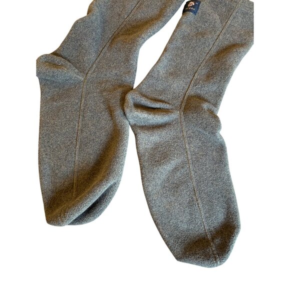 Acorn Fleece Socks Boot Liners Warm‎ Hunting Fishing Slippers Green Gray Size XL - Picture 6 of 8